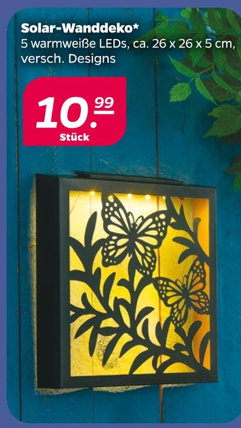 Solar-Wanddeko