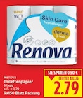 Toilettenpapier von Renova im aktuellen E center Prospekt