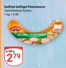 Geflügel-Fleischwurst im Angebot bei GLOBUS in Hof Geflügel-Fleischwurst Angebote von Gutfried bei GLOBUS Hof für 2,79 €