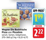 Die Backfrische Pizza Angebote von Wagner bei EDEKA Baden-Baden für 1,99 €