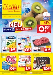 Aktueller Netto Marken-Discount Prospekt mit Fleisch, "Aktuelle Angebote", Seite 1