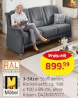 3-Sitzer im ROLLER Prospekt 3-Sitzer von im aktuellen ROLLER Prospekt für 899,99 €