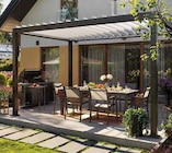 Pergola bioclimatique autoportante motorisée aluminium Breva coloris gris - Klikstrom en promo chez Castorama Pergola bioclimatique autoportante motorisée aluminium Breva coloris gris - Klikstrom dans le catalogue Castorama