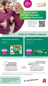 Aktueller mea - meine apotheke Prospekt (Amstetten, 4 Seiten zum blättern mea - meine apotheke Prospekt Unsere September-Angebote mit 4 Seiten