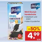 Nitril Einmalhandschuhe von Priva im aktuellen Netto Marken-Discount Prospekt