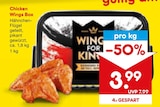 Aktuelles Chicken Wings Box Angebot bei Netto Marken-Discount in Ingolstadt ab 3,99 €