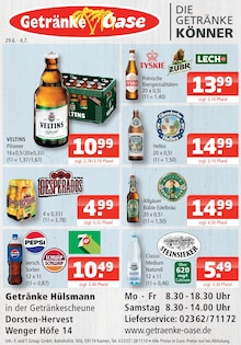 Veltins im aktuellen Getränke Oase Prospekt (Gladbeck) Veltins im Getränke Oase Prospekt "Aktuelle Angebote" mit 1 Seiten (Gladbeck)