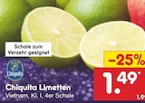 Limetten im Angebot bei Netto Marken-Discount in Waiblingen Limetten Angebote von Chiquita bei Netto Marken-Discount Waiblingen für 1,49 €