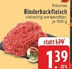 Rinderhackfleisch Angebote bei E center Gladbeck für 1,39 €