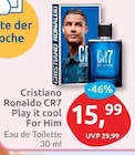 CR7 Play it Cool For Him von Cristiano Ronaldo für 15,99 € bei budni im Angebot CR7 Play it Cool For Him von Cristiano Ronaldo im aktuellen budni Prospekt