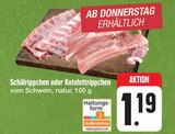 Aktuelles Schälrippchen oder Kotelettrippen Angebot bei E center in Würzburg ab 1,19 €