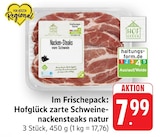 Aktuelle Grillfleisch Angebote bei EDEKA in Frankfurt (Main) Aktuelles zarte Schweinenackensteaks natur Angebot bei EDEKA in Frankfurt (Main) ab 7,99 €
