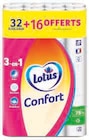 Papier toilette - LOTUS CONFORT dans le catalogue Super U