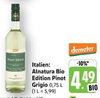 E center Überlingen - Bio Edition Pinot Grigio Angebot im Prospekt Bio Edition Pinot Grigio bei E center im Überlingen Prospekt für 4,49 €