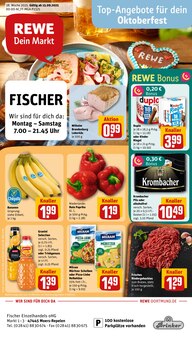REWE Prospekt Dein Markt mit  Seiten in Moers und Umgebung