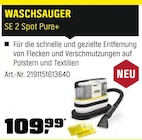 Waschsauger SE 2 Spot Pure+ Angebote von Kärcher bei OBI Freiburg für 109,99 €