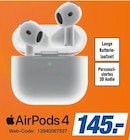 AirPods 4 im Angebot bei expert in Dormagen AirPods 4 Angebote von Apple bei expert Dormagen für 145,00 €