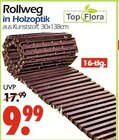 Rollweg in Holzoptik im Angebot bei Wreesmann in Dessau-Roßlau Rollweg in Holzoptik Angebote von Top Flora bei Wreesmann Dessau-Roßlau für 9,99 €