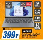 Notebook IdeaPad Slim 3 15AMN8 Angebote von Lenovo bei expert Amberg für 399,00 €