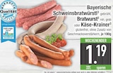 Schweinsbratwürstl im Angebot bei E center in Dachau Schweinsbratwürstl Angebote bei E center Dachau für 1,19 €