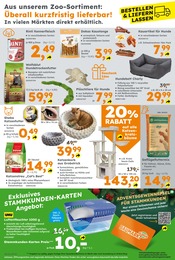 Tierfutter Angebot im aktuellen Globus-Baumarkt Prospekt auf Seite 20