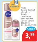 Derma Control Ultra Dry Touch Deo-Spray von Nivea für 3,99 € bei budni im Angebot Derma Control Ultra Dry Touch Deo-Spray von Nivea im aktuellen budni Prospekt