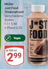 Just Food Trinkmahlzeit von Müller im aktuellen GLOBUS Prospekt
