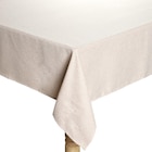 Nappe effet lin imperméable 140x250cm (3 modèles) dans le catalogue Gifi
