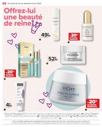 Prix et réduction Cosmétiques dans le prospectus Carrefour en cours Offre Cosmétiques dans le catalogue Carrefour du moment à la page 6