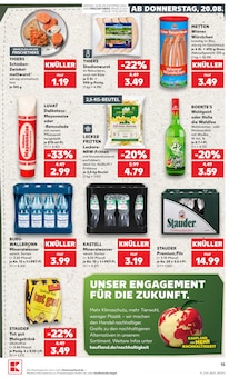 Wiener Würstchen im Kaufland Prospekt "Hier bin ich richtig" mit 71 Seiten (Essen)