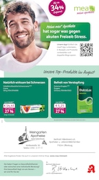 mea - meine apotheke Prospekt für Offenburg mit 4 Seiten mea - meine apotheke Prospekt für Offenburg: "Unsere August-Angebote", 4 Seiten, 01.08.2026 - 31.08.2026