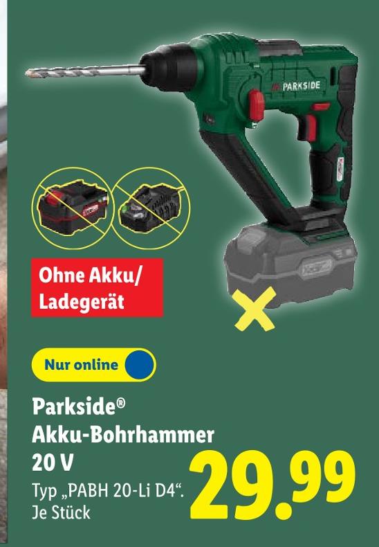 Akku-Bohrhammer 20 V