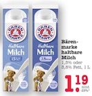 Haltbare Milch 1,5% Fett im Angebot bei E center in Wiesbaden Haltbare Milch 1,5% Fett Angebote von Bärenmarke bei E center Wiesbaden für 1,19 €