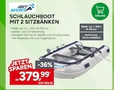 Aktuelles Schlauchboot mit 2 Sitzbänken Angebot bei Marktkauf in Stuttgart ab 379,99 €