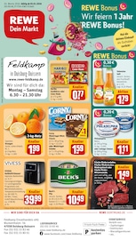 Aktueller REWE Prospekt mit Rindfleisch, "Dein Markt", Seite 1