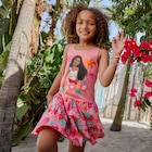 Robe ouverture dos évasée Vaiana orange corail fille en promo chez La Halle Robe ouverture dos évasée Vaiana orange corail fille dans le catalogue La Halle