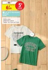 Lot de 2 tee-shirts garçon - GÉMO en promo chez Intermarché Arles à 6,99 €
