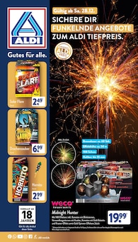 Feuerwerk im ALDI Nord Prospekt "SICHERE DIR FUNKELNDE ANGEBOTE ZUM ALDI TIEFPREIS." mit 12 Seiten (Buxtehude)