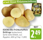EDEKA Stegen - Bio Frühkartoffeln Drillinge Angebot im Prospekt Bio Frühkartoffeln Drillinge bei EDEKA im Stegen Prospekt für 2,49 €