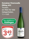 Elbling AOC von Domaines Vinsmoselle für 3,49 € bei GLOBUS im Angebot Elbling AOC von Domaines Vinsmoselle im aktuellen GLOBUS Prospekt