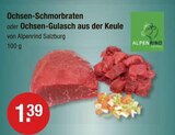 Ochsen-Schmorbraten oder Ochsen-Gulasch Angebot im V-Markt Prospekt Ochsen-Schmorbraten oder Ochsen-Gulasch im V-Markt Prospekt zum Preis von 1,39 âŹ