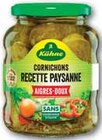 Cornichons Recette Paysanne Aigres-Doux - KÜHNE en promo chez Intermarché Bois-Colombes à 1,10 €