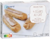 4 éclairs au café - PICARD en promo chez Picard 4 éclairs au café - PICARD dans le catalogue Picard