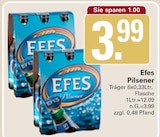 Pilsener Angebote von Efes bei WEZ Espelkamp für 3,99 €