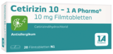 LINDA Stadthagen - Cetirizin 10 mg Filmtabletten Angebot im Prospekt Cetirizin 10 mg Filmtabletten bei LINDA im Stadthagen Prospekt für 2,00 €