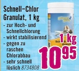 Schnell-Chlor Granulat im Angebot bei Hornbach in Gifhorn Schnell-Chlor Granulat Angebote bei Hornbach Gifhorn für 10,95 €