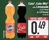 Cola im EDEKA Prospekt Cola, Cola-Mix oder Limonade im aktuellen EDEKA Prospekt für 0,49 €
