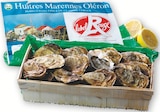 Huîtres marennes oléron fines de claire IGP - Label Rouge - Bi1 à Auxerre Huîtres marennes oléron fines de claire IGP - Label Rouge en promo chez Bi1 Auxerre à 17,90 €