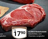 Aktuelle Rindfleisch Angebote bei GLOBUS in Halle (Saale) Aktuelles Rinderkotelett Angebot bei GLOBUS in Halle (Saale) ab 17,90 €