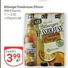 Fassbrause Zitrone im Angebot bei GLOBUS in Viersen Fassbrause Zitrone Angebote von Bitburger bei GLOBUS Viersen für 3,99 €